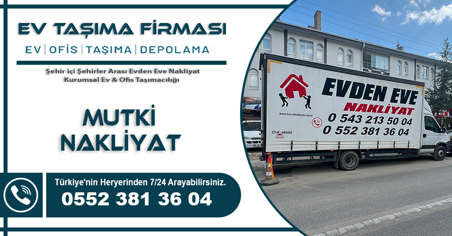 Mutki evden eve nakliyat ev tasima firmasi