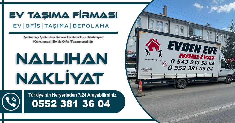 Nallıhan Nakliyat Hasçat Ev Taşıma Firması